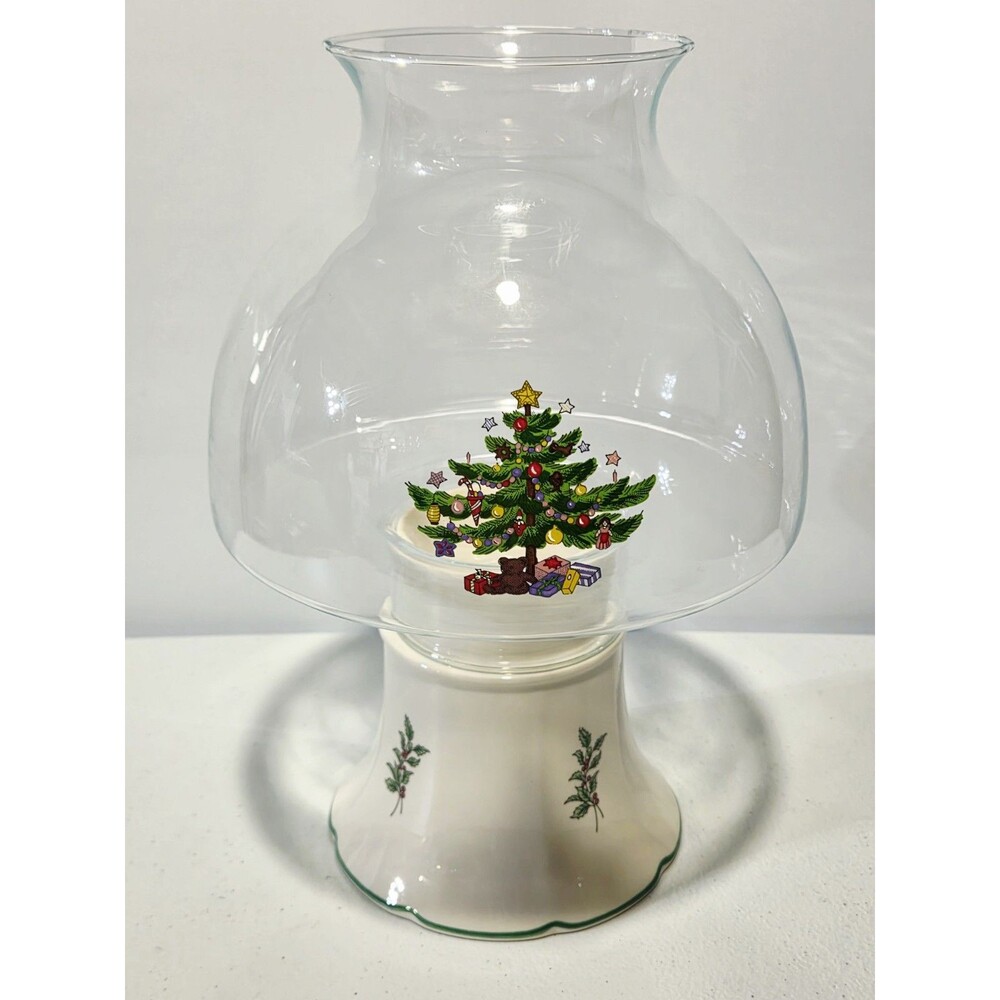 Nikko Christmas 10" Candle Lamp Made in Japan